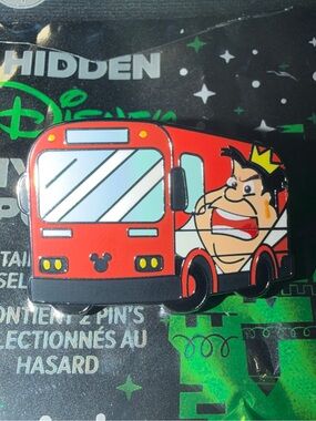 New 2026 Disneyland Wave A Hidden Mickey Alice Queen of Hearts Bus Chaser Pin